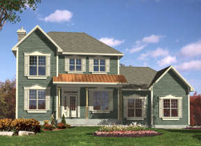 Traditional House Plan #1785-00129 Elevation Photo