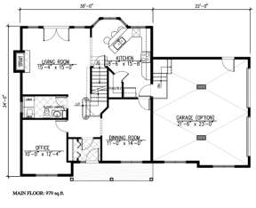 Floorplan 1 for House Plan #1785-00129