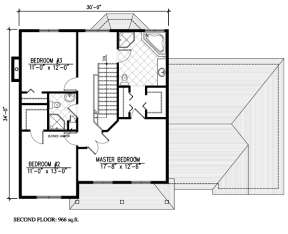 Floorplan 2 for House Plan #1785-00129