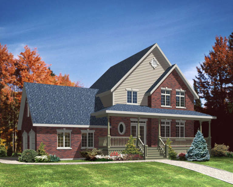Country House Plan #1785-00132 Elevation Photo