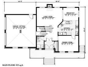 Floorplan 1 for House Plan #1785-00132