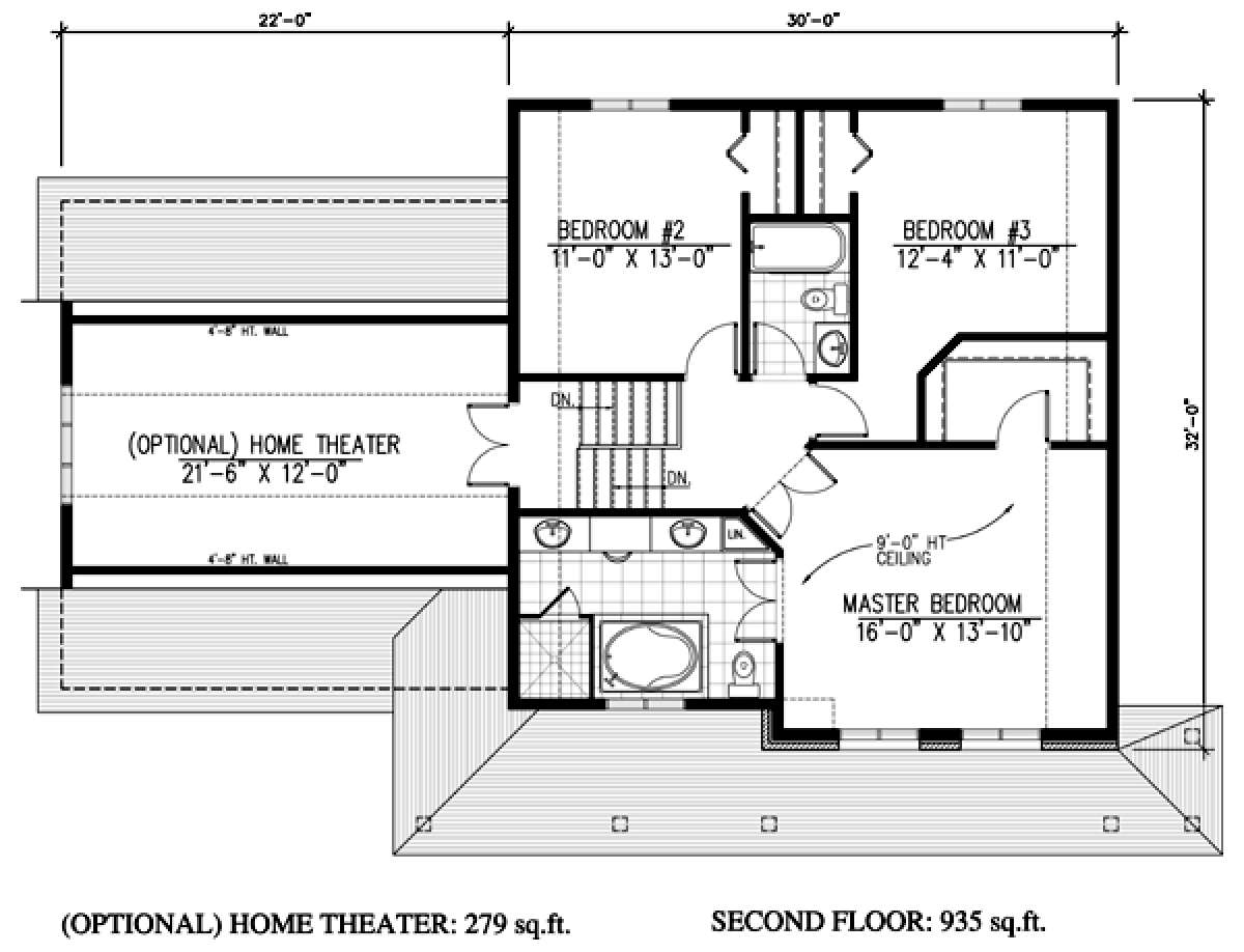 Floorplan 2 for House Plan #1785-00132