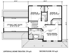 Floorplan 2 for House Plan #1785-00132