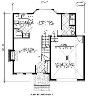 Floorplan 1 for House Plan #1785-00136
