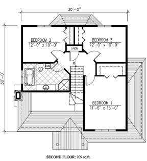 Floorplan 2 for House Plan #1785-00136