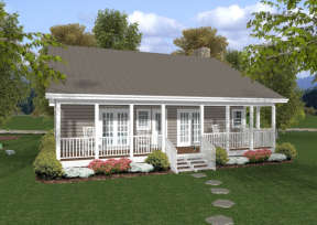Mountain House Plan #036-00006 Elevation Photo