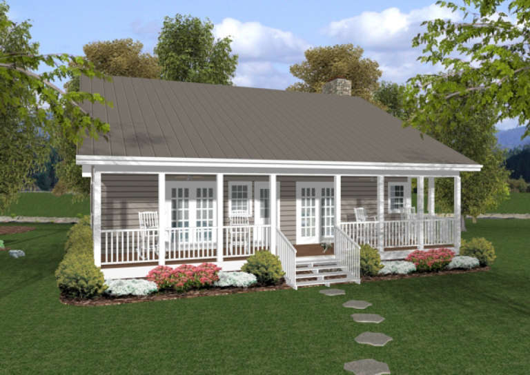 Mountain House Plan #036-00006 Elevation Photo