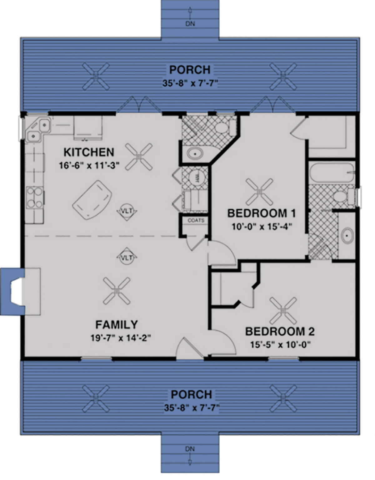 Mountain Plan 953 Square Feet 2