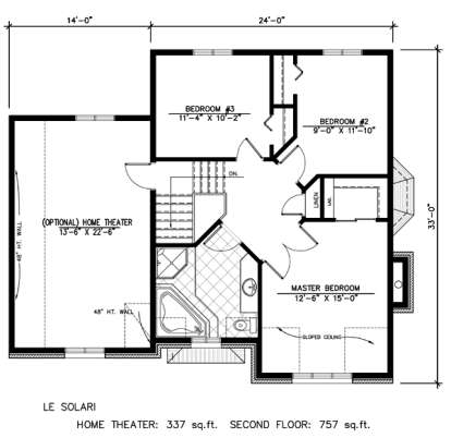 Floorplan 2 for House Plan #1785-00138