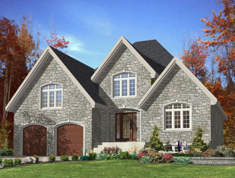 European House Plan #1785-00142 Elevation Photo
