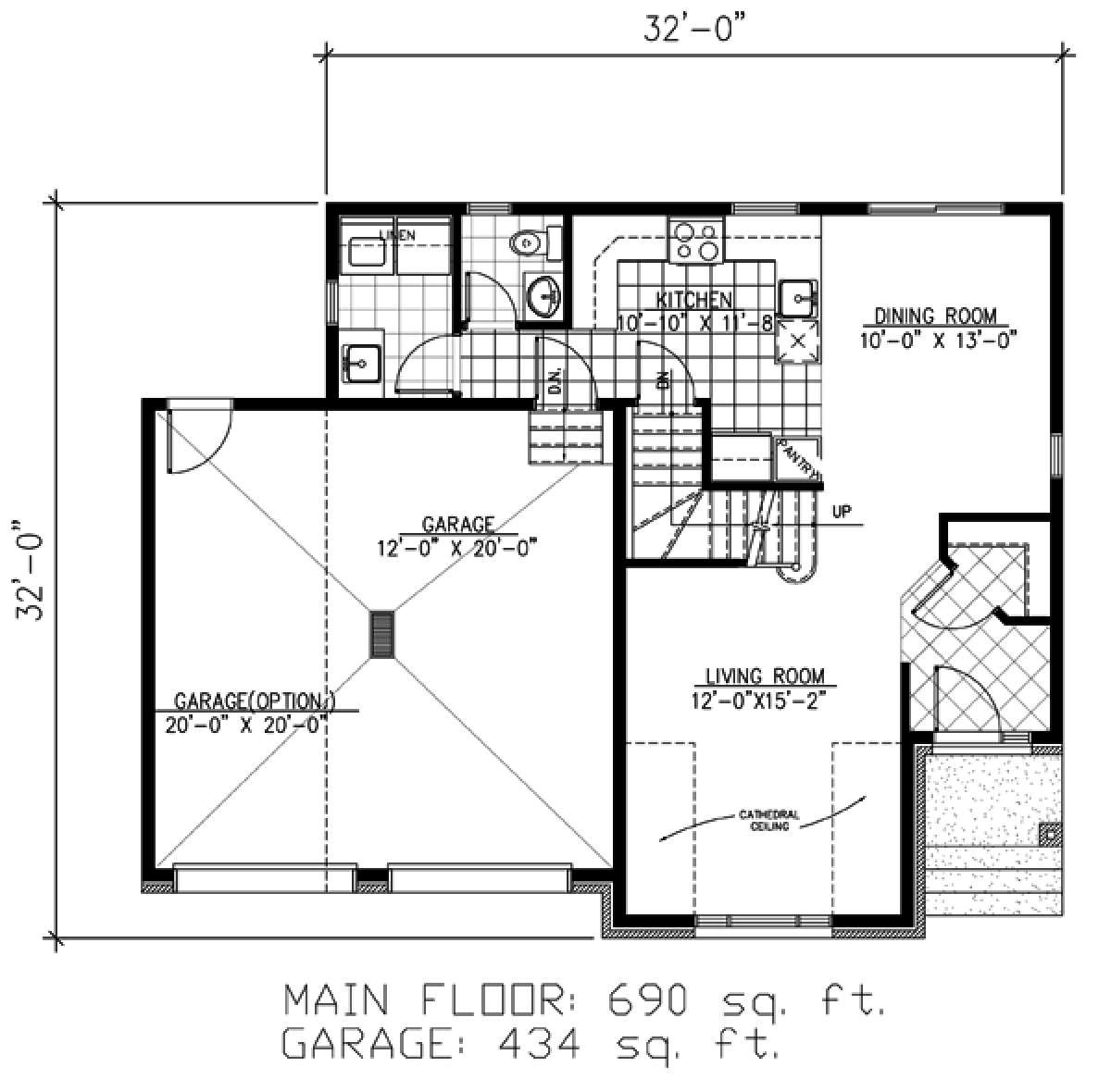 Floorplan 1 for House Plan #1785-00145