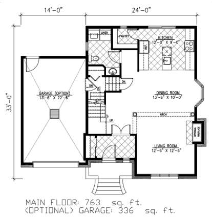 Floorplan 1 for House Plan #1785-00148
