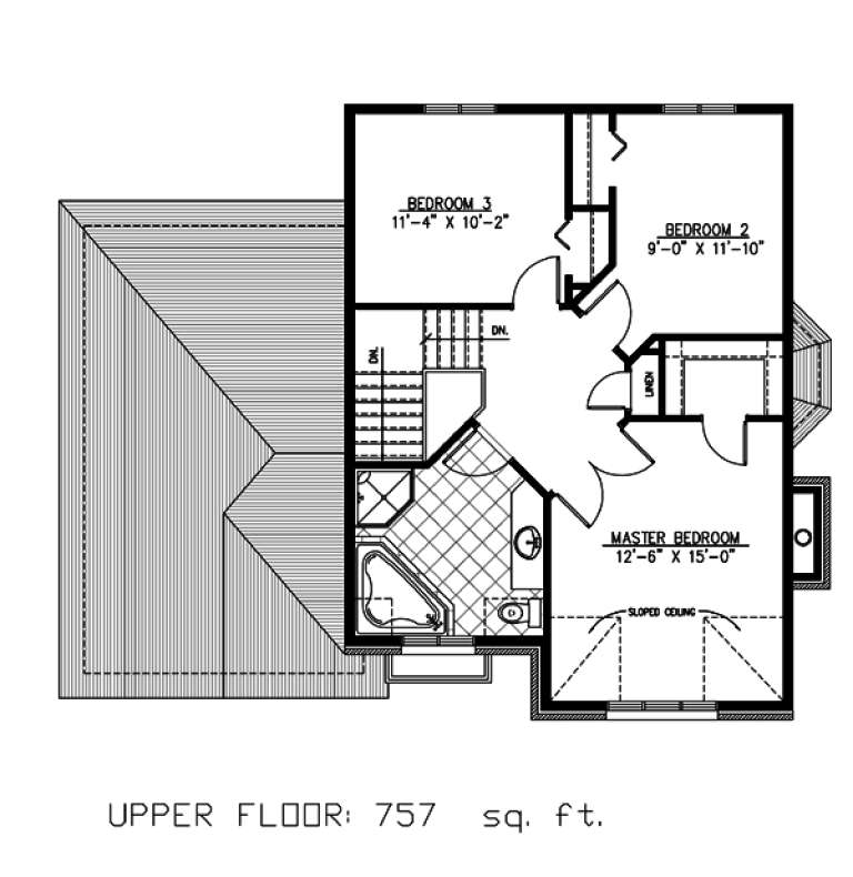 House Plan House Plan #9621 Drawing 2