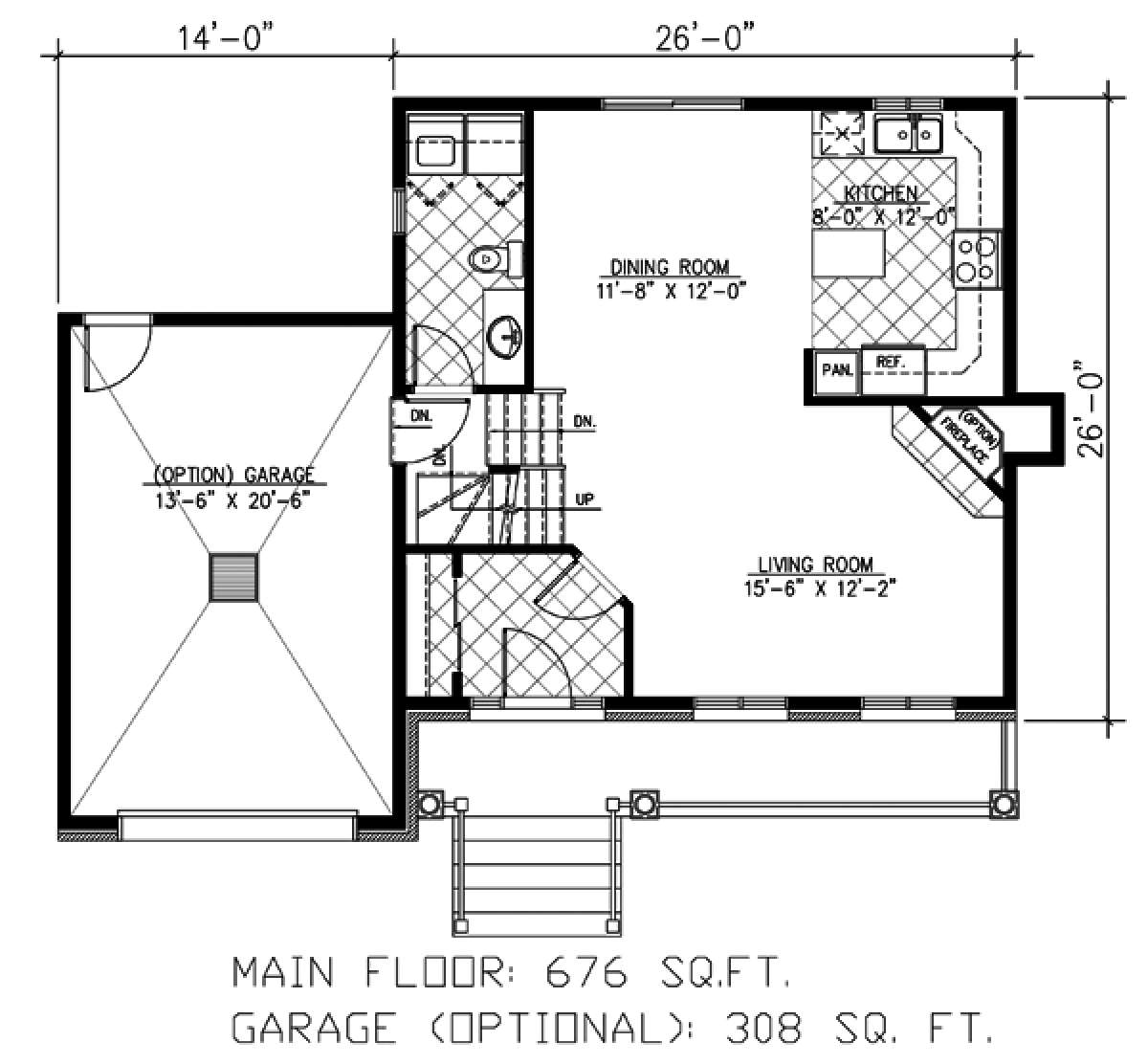 Floorplan 1 for House Plan #1785-00150