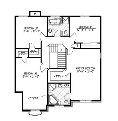 Floorplan 2 for House Plan #1785-00153