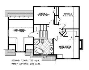 Floorplan 2 for House Plan #1785-00158