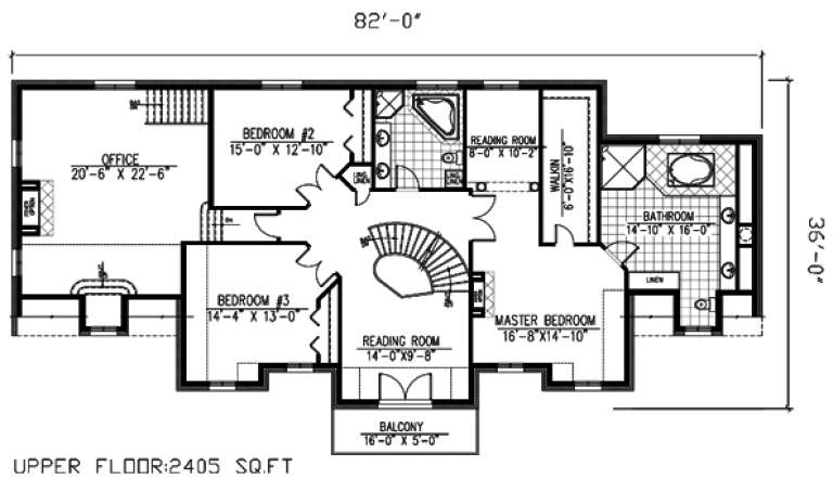 House Plan House Plan #9633 Drawing 2