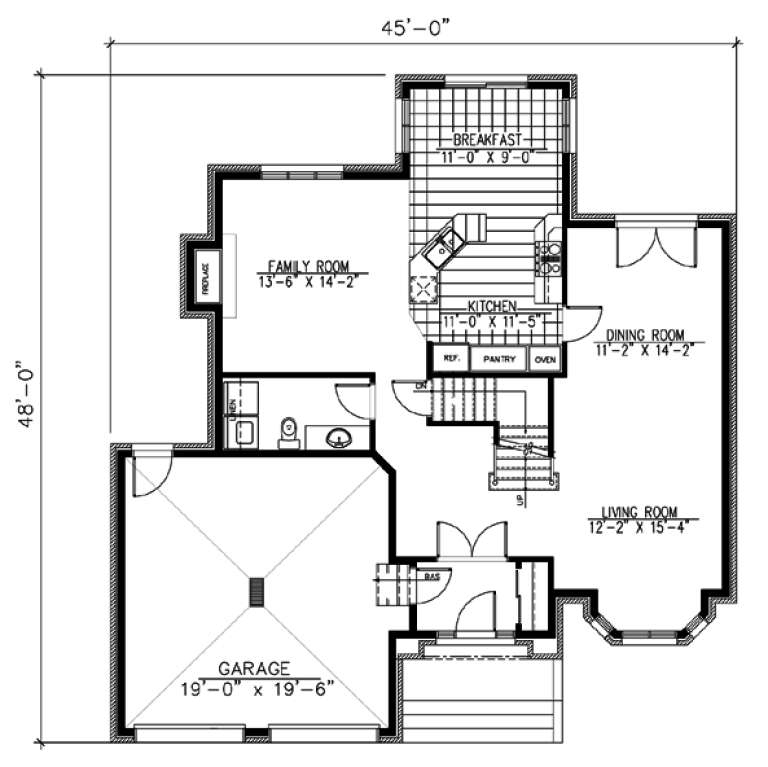 House Plan House Plan #9637 Drawing 1