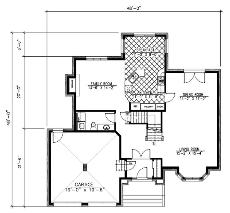 House Plan House Plan #9638 Drawing 1