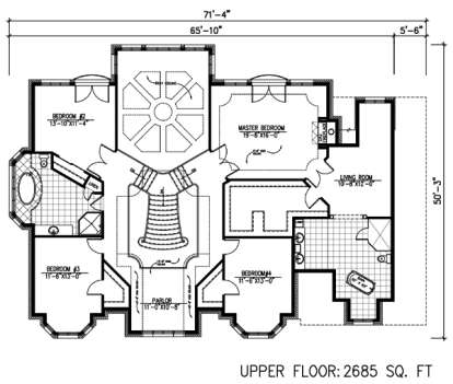Floorplan 2 for House Plan #1785-00166