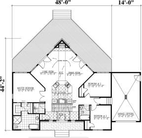 Floorplan 1 for House Plan #1785-00171