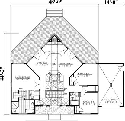 Floorplan 1 for House Plan #1785-00171