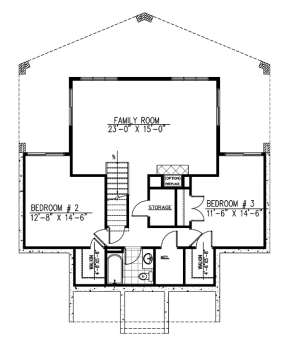 Floorplan 1 for House Plan #1785-00172