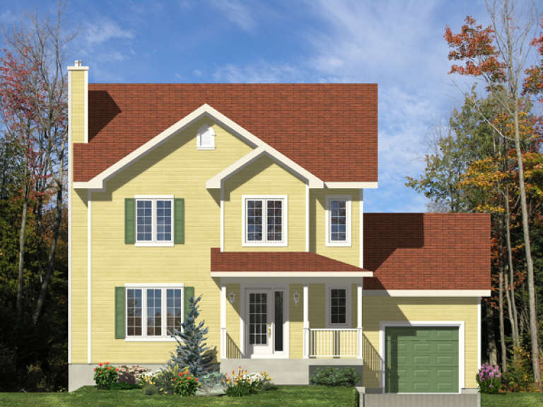 House Plan House Plan #9646 Front Elevation
