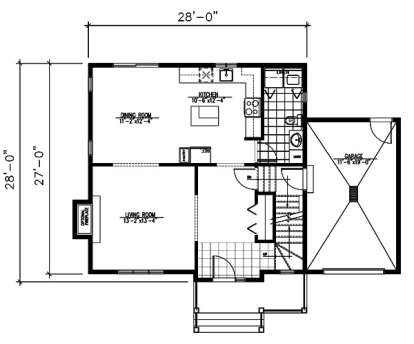 Floorplan 1 for House Plan #1785-00173