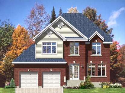 European House Plan #1785-00177 Elevation Photo