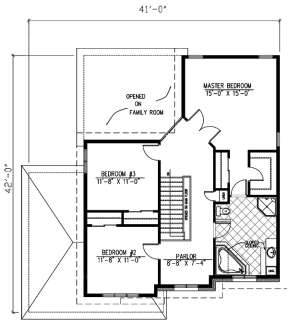 Floorplan 2 for House Plan #1785-00177