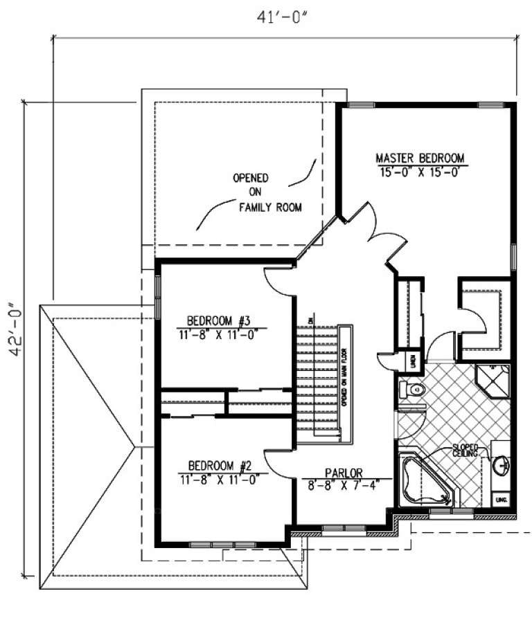 House Plan House Plan #9650 Drawing 2