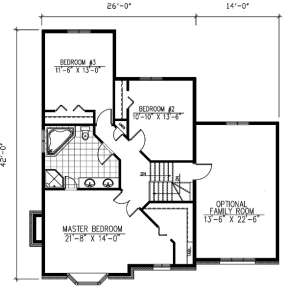 Floorplan 2 for House Plan #1785-00179
