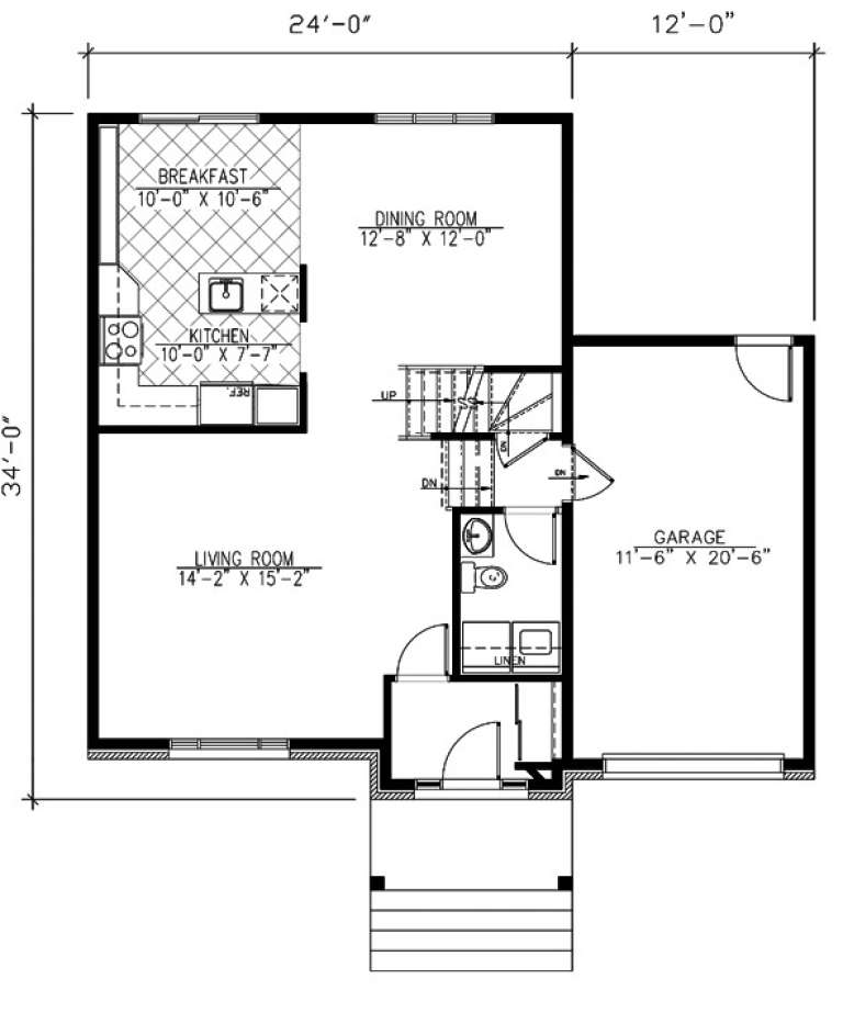 House Plan House Plan #9653 Drawing 1