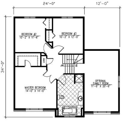 Floorplan 2 for House Plan #1785-00180