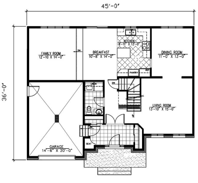 House Plan House Plan #9654 Drawing 1