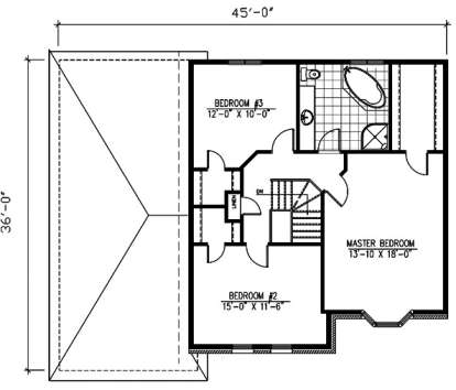 Floorplan 2 for House Plan #1785-00181