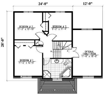 Floorplan 2 for House Plan #1785-00186
