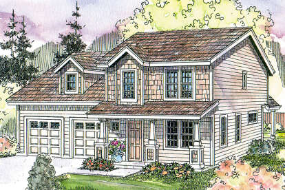3 Bed, 2 Bath, 1651 Square Foot House Plan - #035-00300