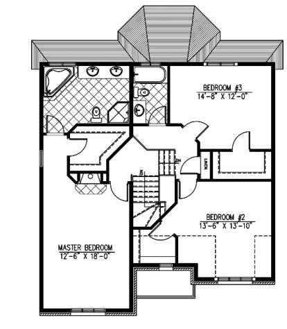 Floorplan 2 for House Plan #1785-00187
