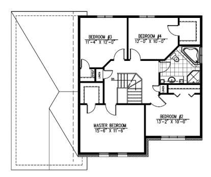 Floorplan 2 for House Plan #1785-00190
