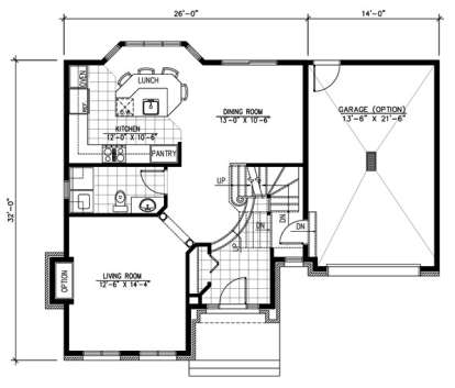 Floorplan 1 for House Plan #1785-00191