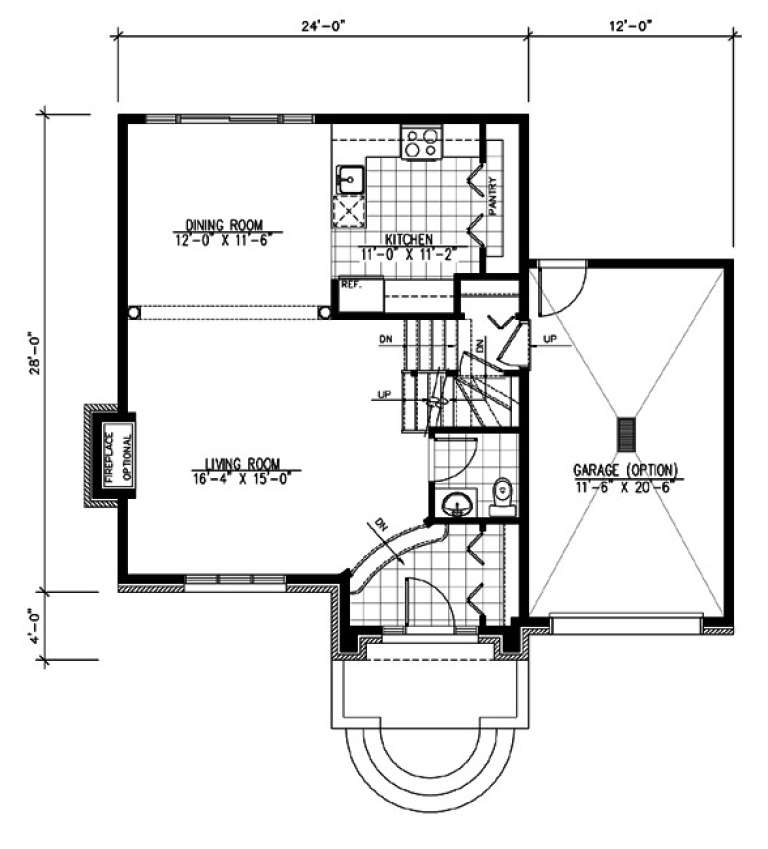 House Plan House Plan #9665 Drawing 1
