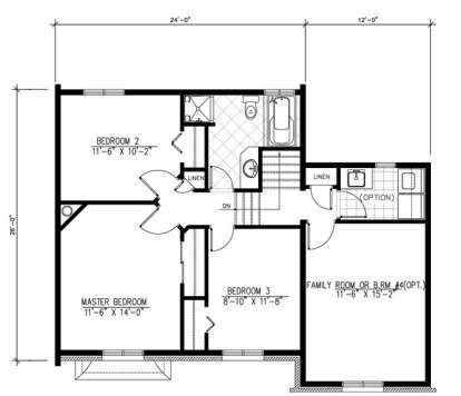Floorplan 2 for House Plan #1785-00193