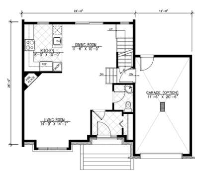 Floorplan 1 for House Plan #1785-00194