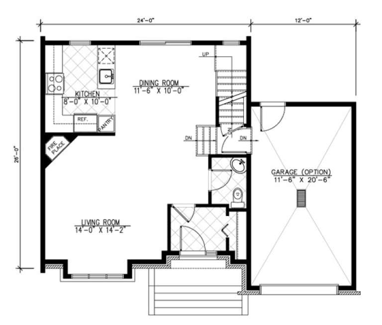 House Plan House Plan #9667 Drawing 1