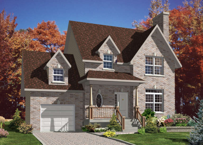 Country House Plan #1785-00195 Elevation Photo