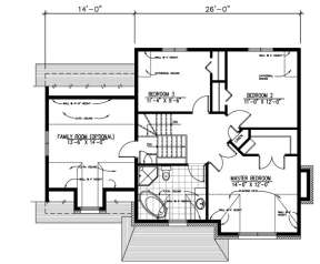 Floorplan 2 for House Plan #1785-00195