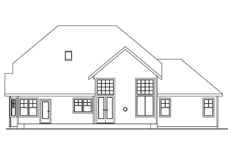 Craftsman House Plan #035-00301 Elevation Photo
