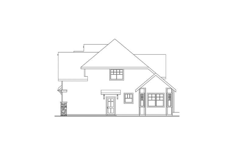 Craftsman House Plan #035-00301 Elevation Photo